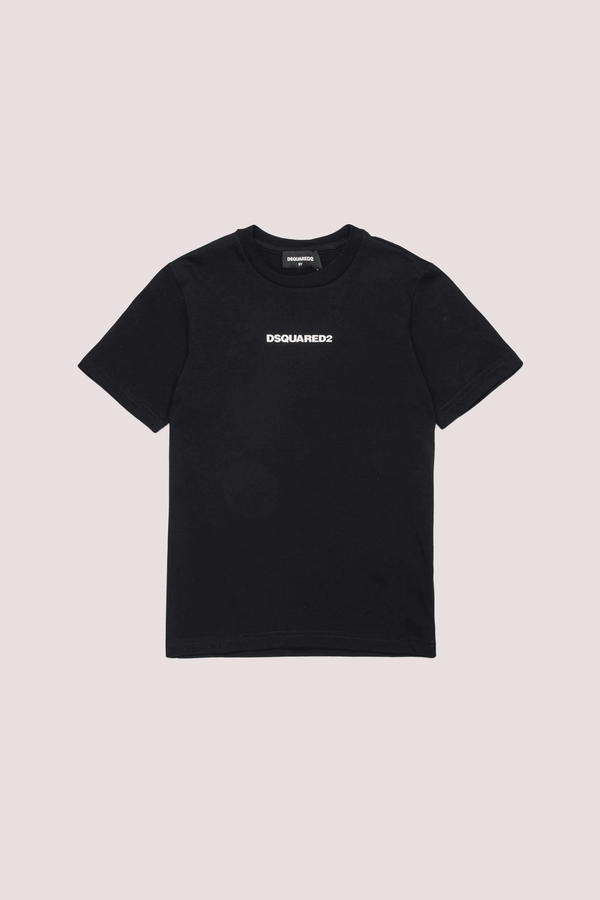 T-shirt con logo effetto gommato DQ2823 D004G /DQ900 DSQUARED2 JUNIOR 