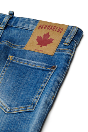 Jeans straight lavaggio blu chiaro - Stanislav DQ0731 D0AFN /DQ01 DSQUARED2 JUNIOR 