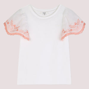 T-shirt con logo ricamato C21238 /117 CHLOE 