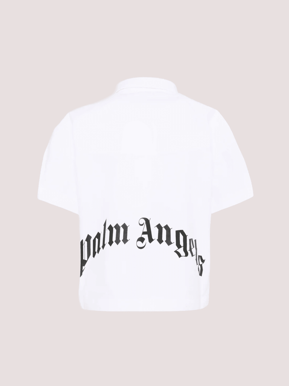 Camicia a maniche corte con logo PBGG003S26FAB001 /2 PALM ANGELS 