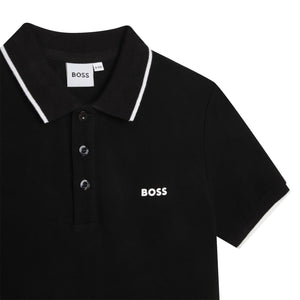 Polo con logo stampato J25P26 /09B BOSS 