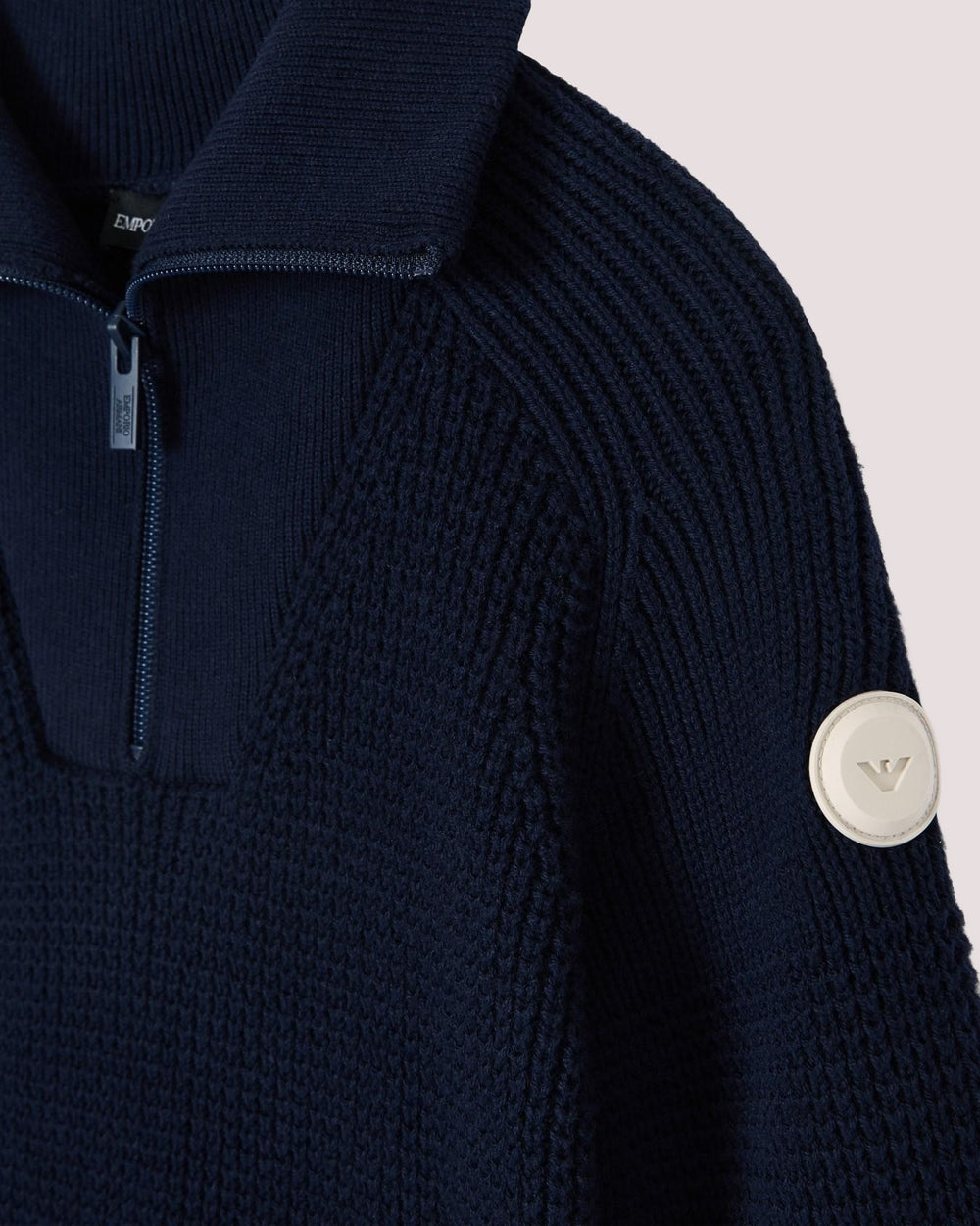 Maglione a collo alto in maglia a coste ASV EB000650 AF17342 /UB118 EMPORIO ARMANI 