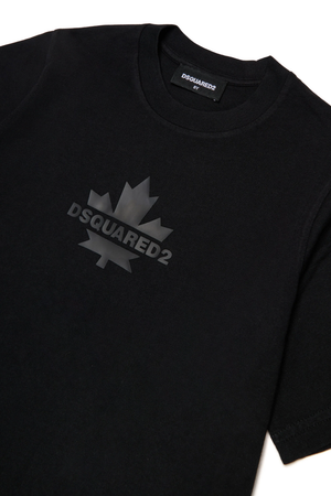 T-shirt con Maple Leaf DQ2743 D0AC7 /DQ900 DSQUARED2 JUNIOR 
