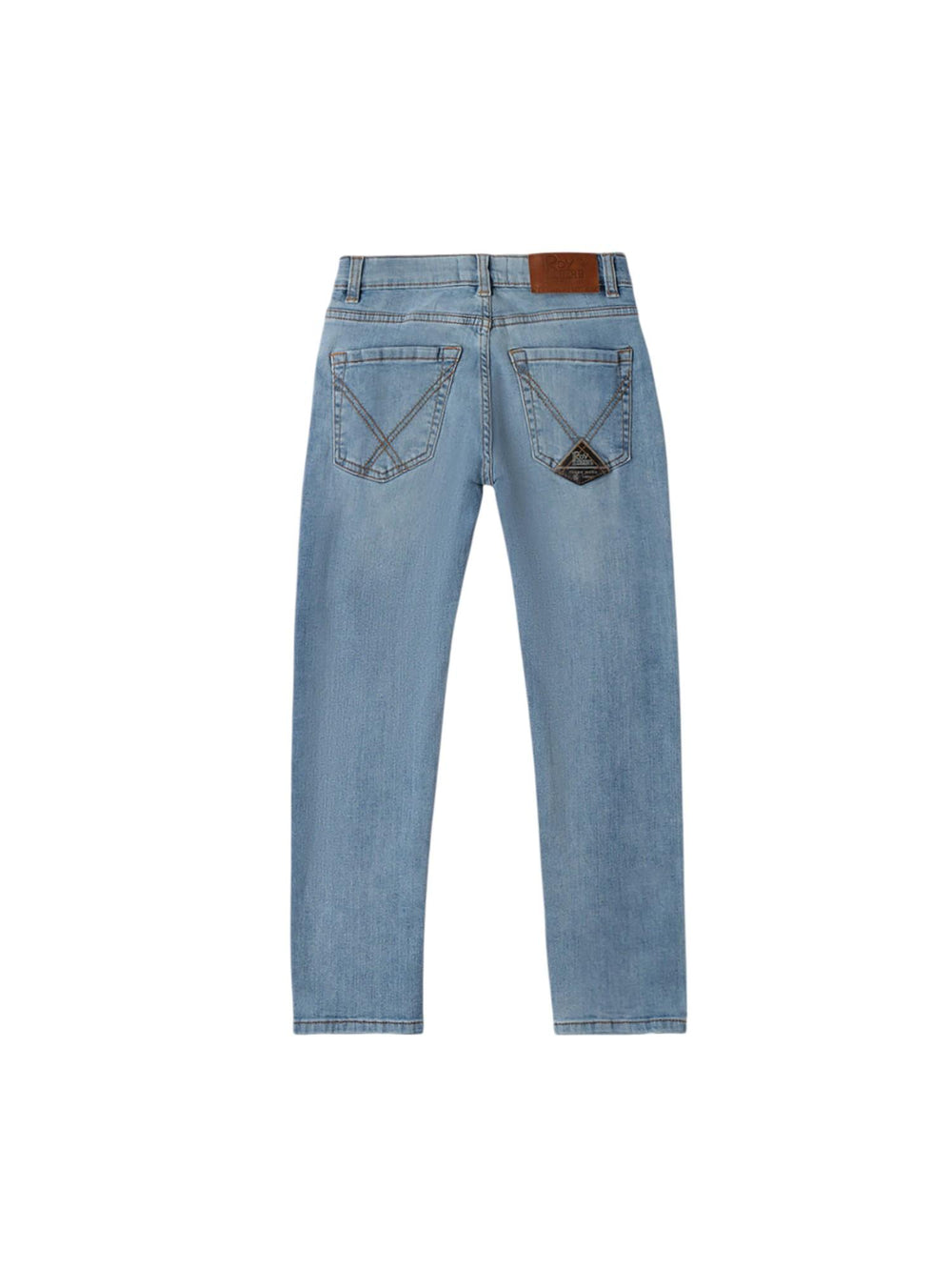 Jeans bambino denim azzurro slavato