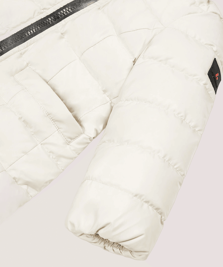 Piumino con zip asimmetrica e pelliccia PKB074001181967 /983 PEUTEREY 