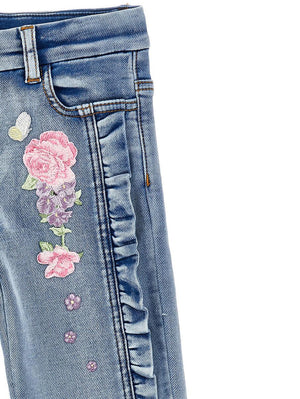 Jeans Floreali 19G404 7015 / MONNALISA 