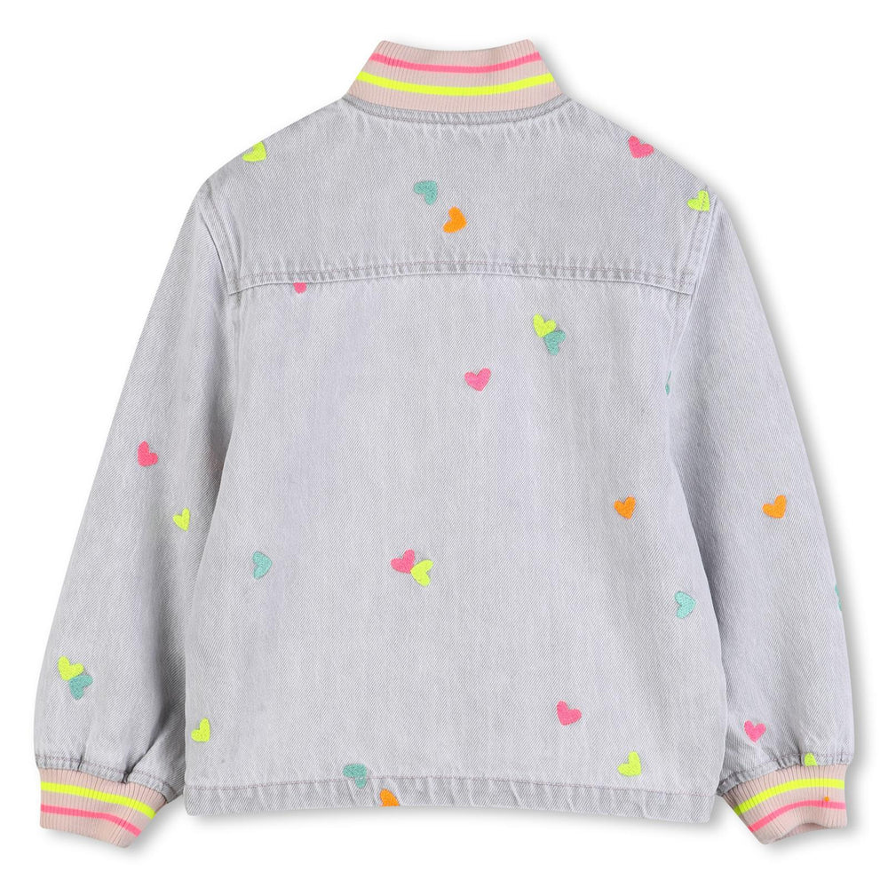 Giacca in denim ricamata U21909 /Z20 BILLIEBLUSH 