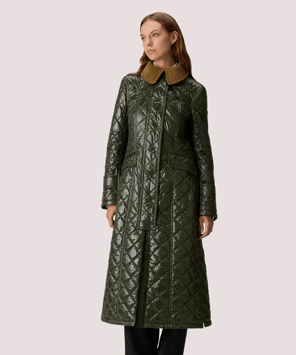 Cappotto lunga con colletto in velluto PED545004000217 /689 PEUTEREY 