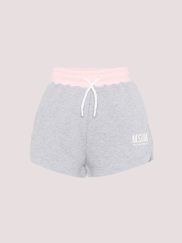 Shorts in felpa con logo stampato S6MSJGSH021 /271/02 MSGM KIDS 