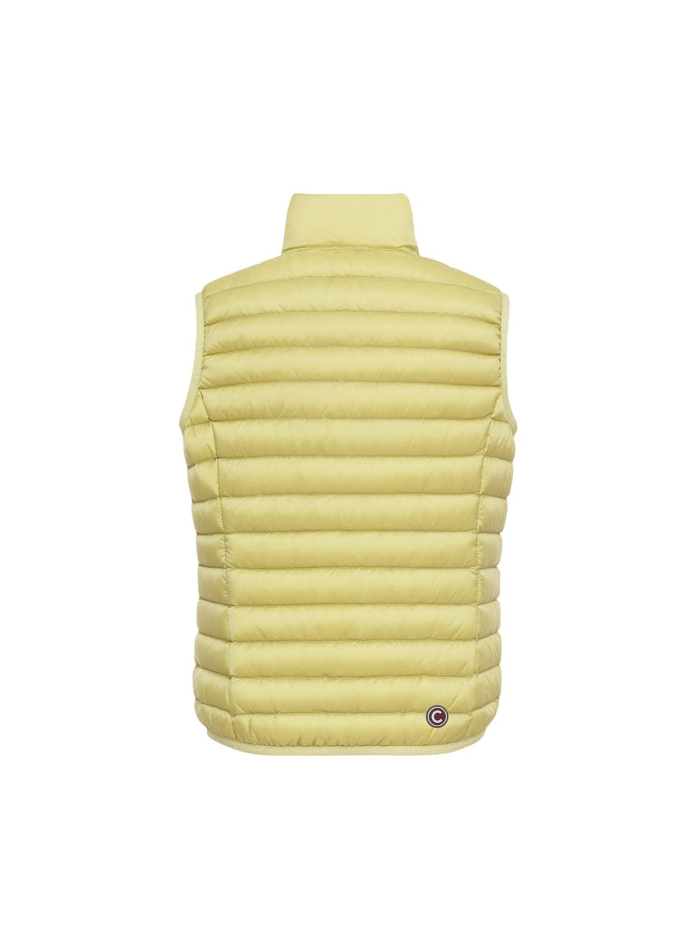 Gilet rosa chiaro con zip frontale