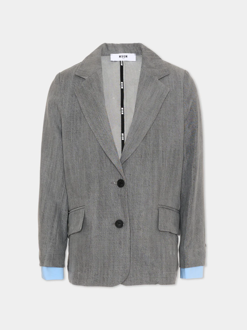 Giacca a due bottoni S6MSJGJK020 /102 MSGM KIDS 