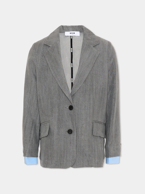 Giacca a due bottoni S6MSJGJK020 /102 MSGM KIDS 