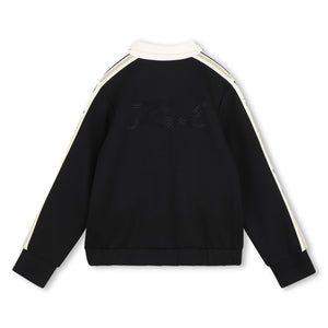 Cardigan con bande laterali Z31132 /09B KARL LAGERFELD 