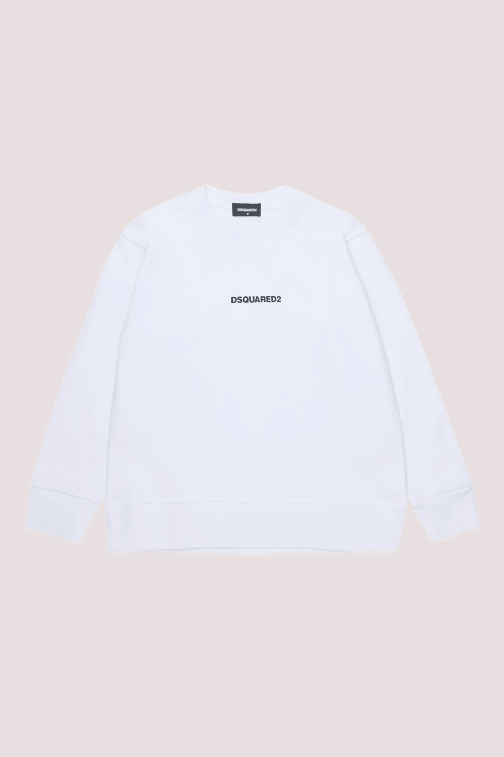 Felpa in cotone con logo DQ2739 D0094 /DQ100 DSQUARED2 JUNIOR 