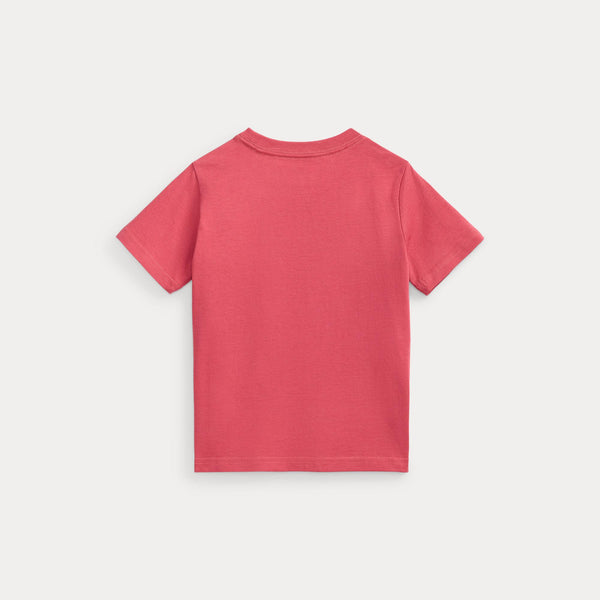 T-shirt in jersey di cotone con scollo a girocollo 322832904 /513 POLO RALPH LAUREN 