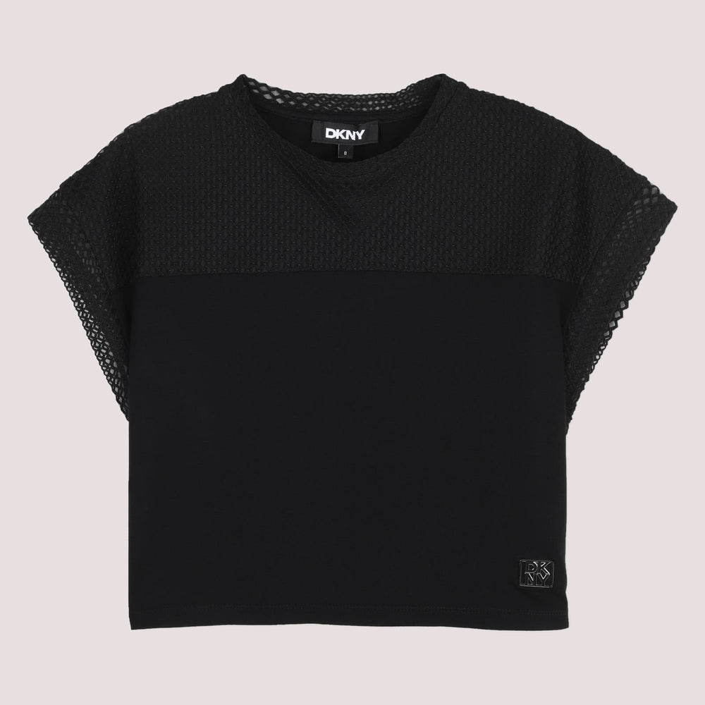 T-shirt con logo D62628 /09B DKNY 