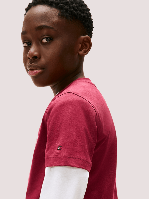 T-shirt con stampa logo Tommy Hilfiger KB0KB10051T /VK0 TOMMY HILFIGER 