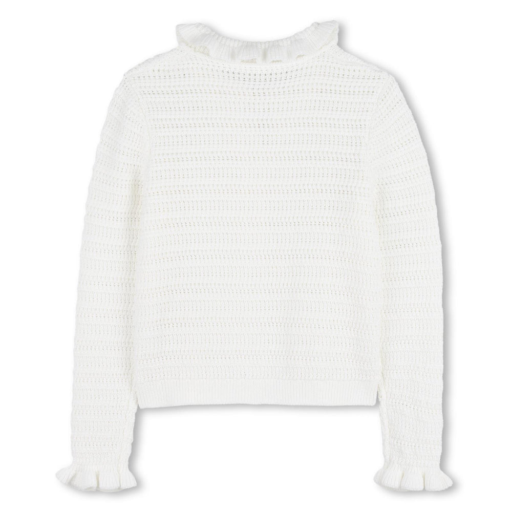 Cardigan con logo ricamato C21234 /117 CHLOE 