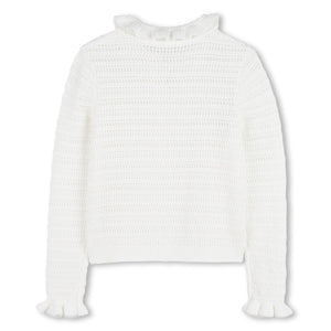 Cardigan con logo ricamato C21234 /117 CHLOE 