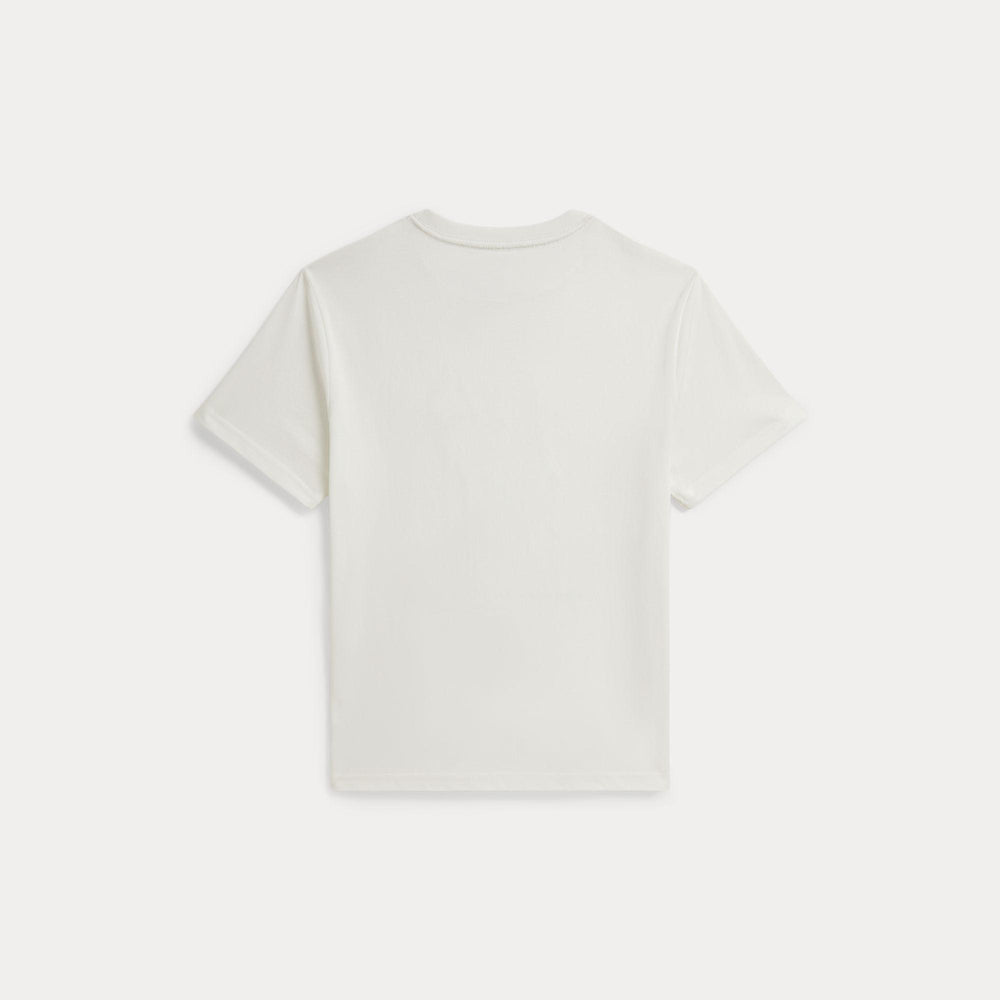 T-shirt in jersey di cotone con l'orso polo 323A12428 /001 POLO RALPH LAUREN 