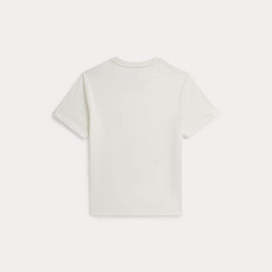 T-shirt in jersey di cotone con l'orso polo 323A12428 /001 POLO RALPH LAUREN 