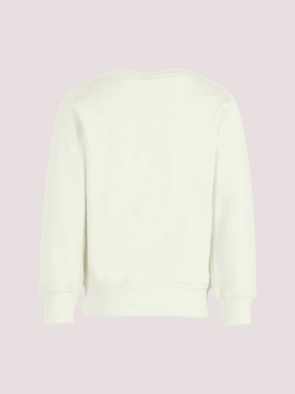 Felpa avorio per bambini con Teddy Bear HPF08V LCA83 /10063 MOSCHINO 