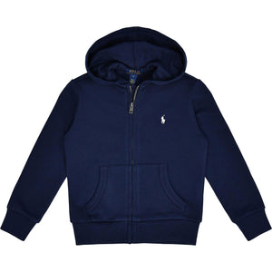 Felpa con cappuccio e zip intera in french terry 322964134 /002 POLO RALPH LAUREN 