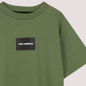 T--shirt con stampa Z31101 /68J KARL LAGERFELD 