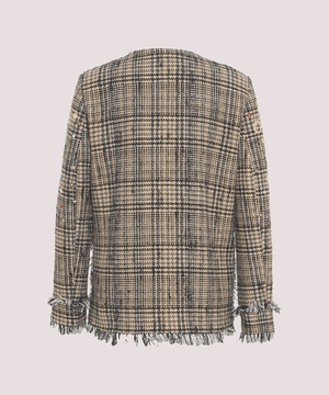 Cappotto galles beige/nero/multicolore 15070 /GALLES BROWN 5 PROGRESS 