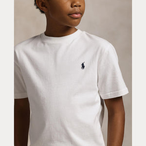 T-shirt in jersey di cotone con scollo a girocollo 323832904 /035 POLO RALPH LAUREN 