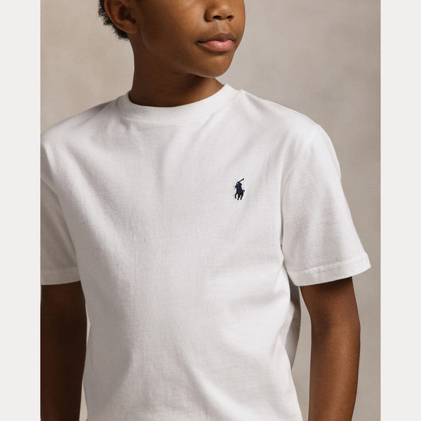 T-shirt in jersey di cotone con scollo a girocollo 323832904 /035 POLO RALPH LAUREN 