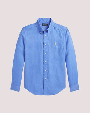 Camicia in lino 323967600 /001 POLO RALPH LAUREN 