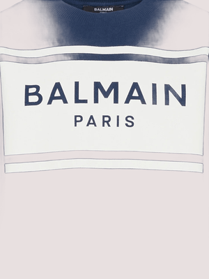 Felpa Balmain con logo frontale BY4P10 Z3183 /617BC BALMAIN 