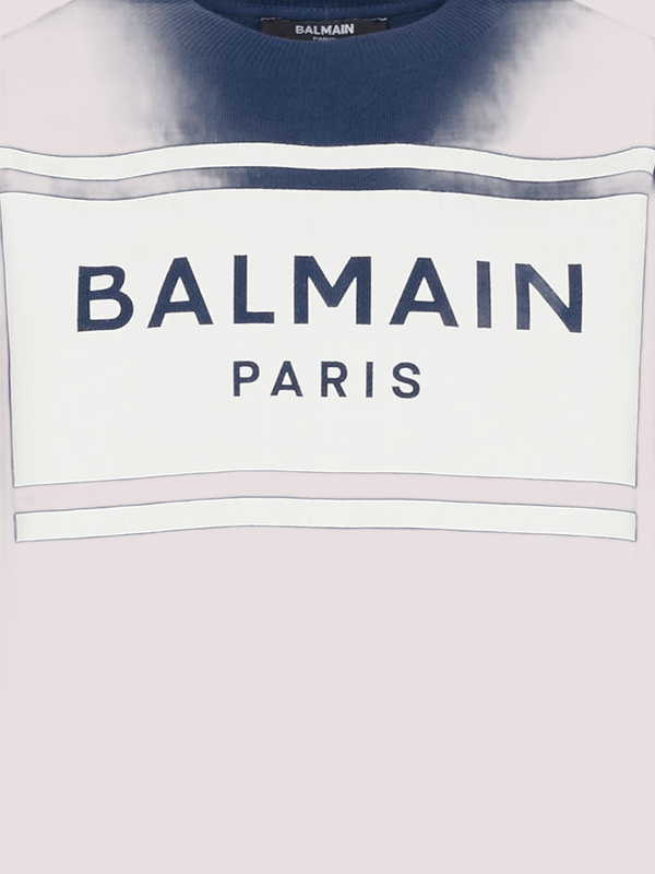 Felpa Balmain con logo frontale BY4P10 Z3183 /617BC BALMAIN 