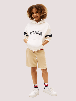 Felpa con cappuccio e mix di loghi KB0KB09742 /YA8 TOMMY HILFIGER 