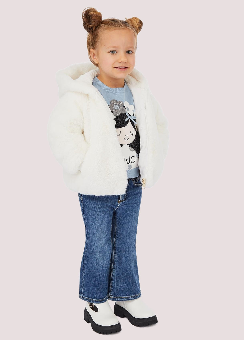 Maglia con stampa KF5057 MA12P /64010 LIU JO 