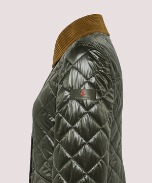 Cappotto lunga con colletto in velluto PED545004000217 /689 PEUTEREY 