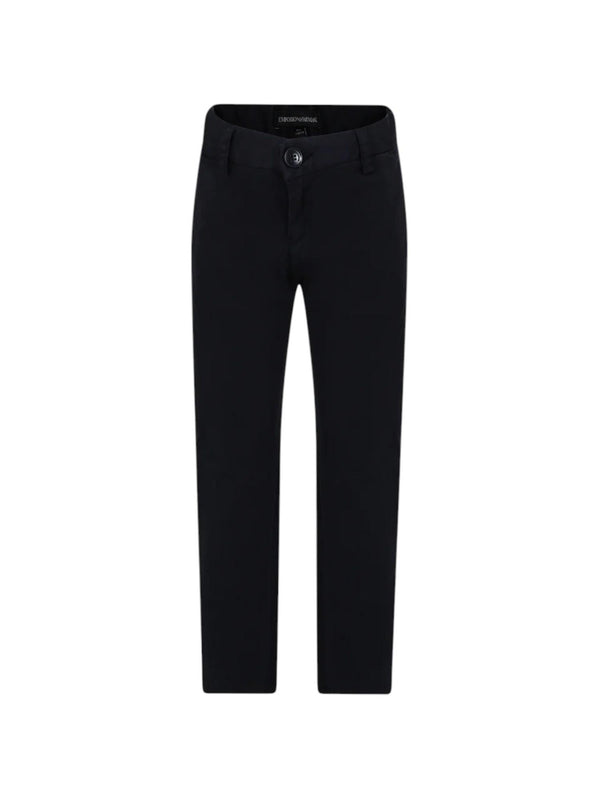 Pantalone bambino blu navy con logo