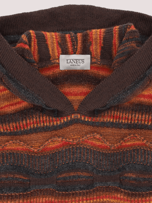 Hoodie con cappuccio "Laneus" jacquard F5LKJUKH058 /920 LANEUS KIDS 