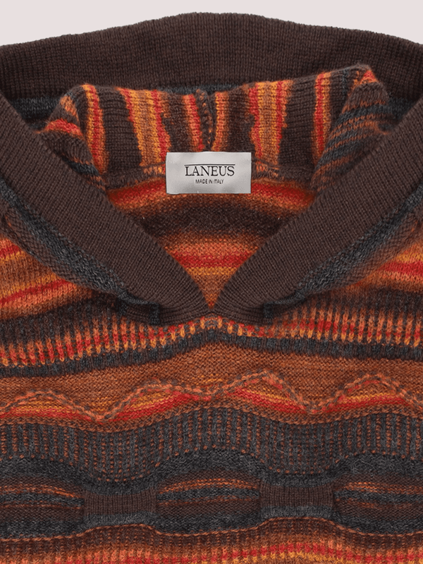 Hoodie con cappuccio "Laneus" jacquard F5LKJUKH058 /920 LANEUS KIDS 