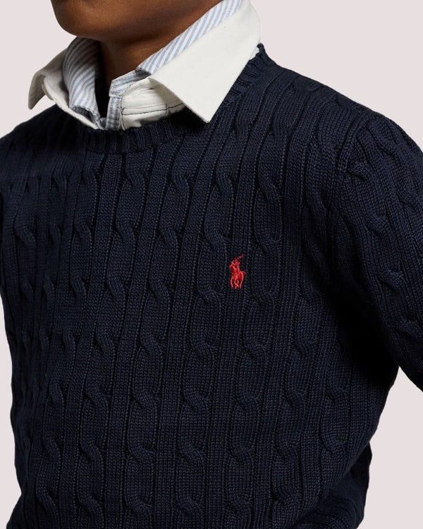 Maglia in cotone a trecce 323702674 /60 POLO RALPH LAUREN 