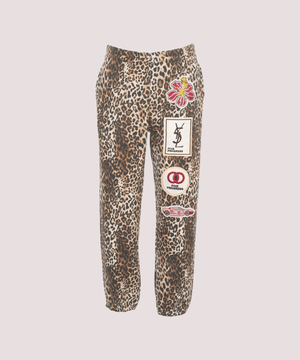 Pantaloni jogging con stampa animalier 15120 /UNICA 5 PROGRESS 