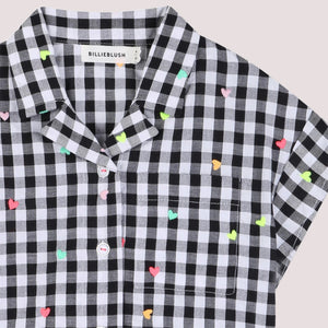 Camicia a quadri U21987 /N50 BILLIEBLUSH 