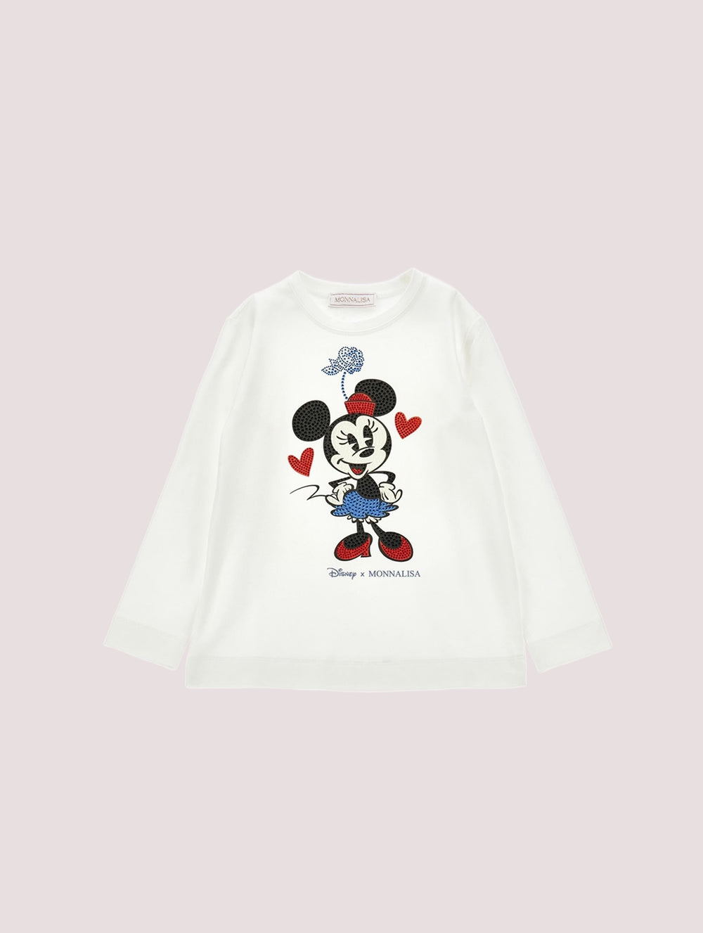 T-shirt, bambina, in jersey.<BR/> 19F608 6003 /0001 MONNALISA 