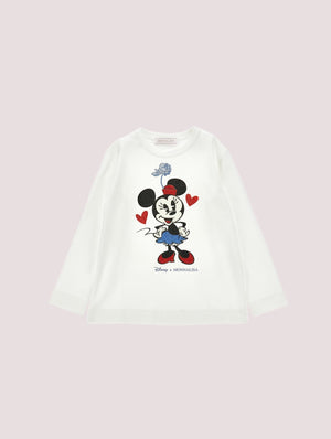 T-shirt, bambina, in jersey.<BR/> 19F608 6003 /0001 MONNALISA 