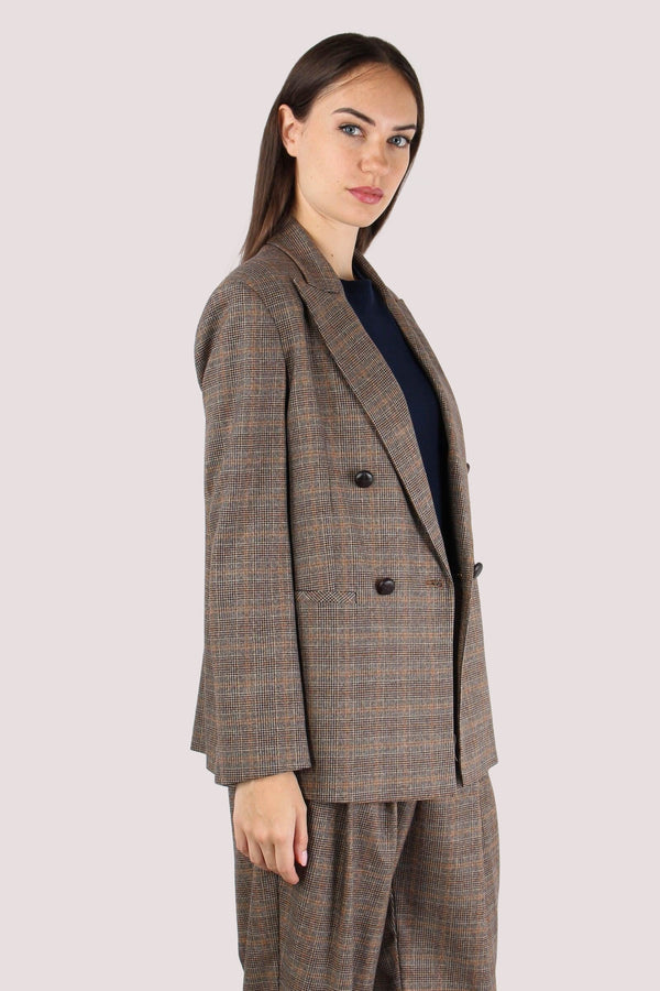 Giacca in tessuto galles 107871 /KAKI F. ANNARITA N 