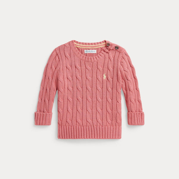 Maglione in cotone a trecce 320702674 /501 POLO RALPH LAUREN 