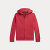 Felpa con cappuccio e zip intera in french terry