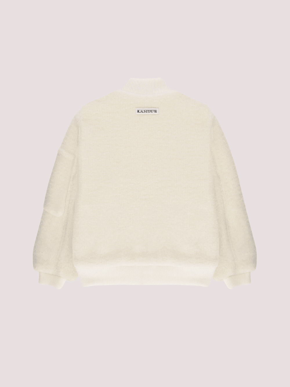 Bomber oversize in lana bouclé F5LKJUKJ027 /13 LANEUS KIDS 