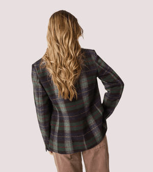 Giacca in misto cotone e lana check 521SD35016 /529027-01 ALESSIA SANTI 